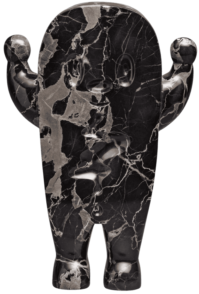 Haroshi, ‘GUZO (Black)’, 2021, Sculpture, Statuario marble, with the stone’s distinctive grey and gold veining lending each piece its own unique character, Avant Arte, Numbered, Dated