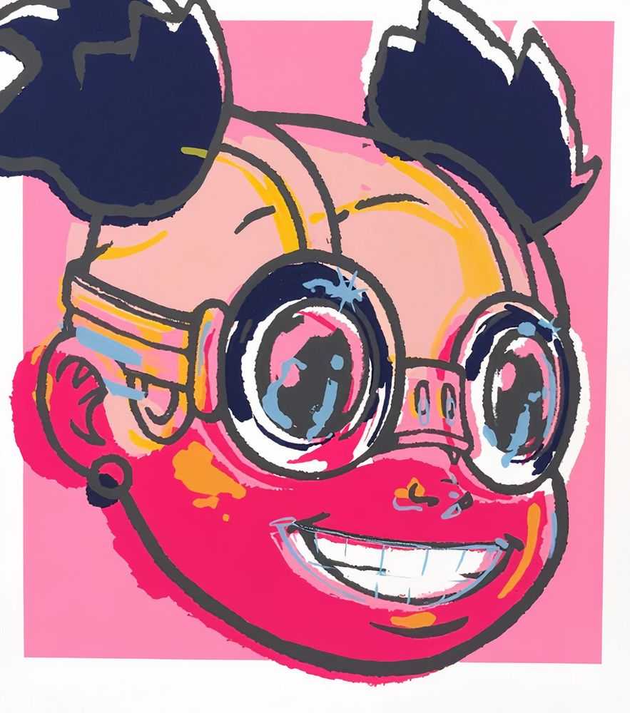 Hebru Brantley, ‘Lilac (Pink)’, 2020, Print, 7 colour screenprint on paper, Vertical Gallery, Numbered