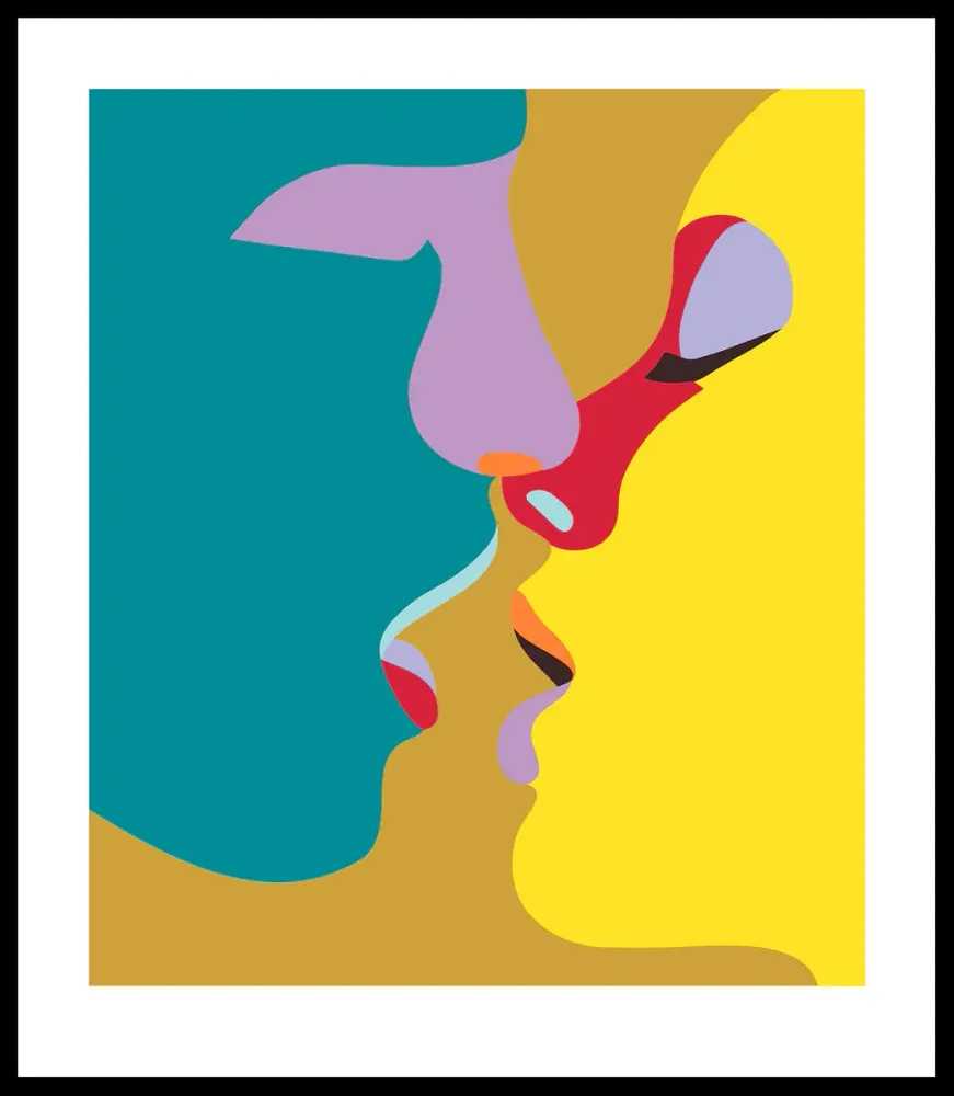 Helen Beard, ‘Illicit Kisses’, 2020, Print, 9 colour silkscreen on Somerset Tub Sized 410gsm, Reflex Amsterdam, Numbered