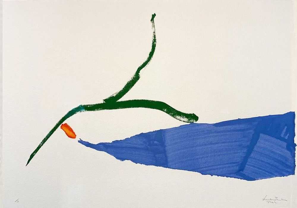Helen Frankenthaler, ‘A Little Zen’, 1970, Print, Color Pochoir, null, Numbered