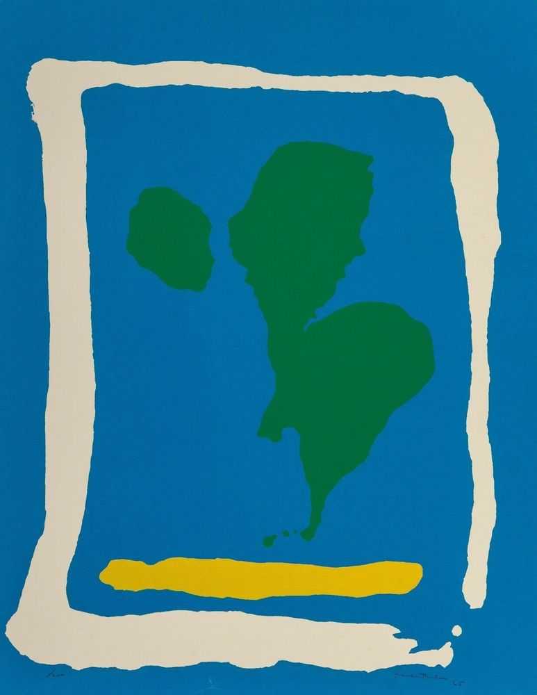 Helen Frankenthaler, ‘Air Frame’, 1965, Print, Screenprint in colors on Arches double-weight watercolor paper, Tanglewood Press Inc., Numbered, Dated