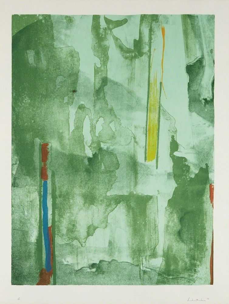 Helen Frankenthaler, ‘Barcelona’, 1977, Print, Lithograph in colors, on cream HMP handmade paper, with full margins, Tyler Graphics, Ltd., Numbered, Dated