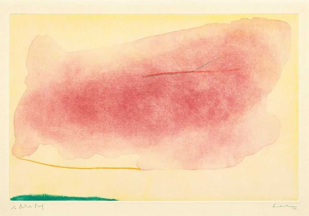 Helen Frankenthaler, ‘Nepenthe’, 1972, Print, Soft-ground etching, spitbite aquatint, sugar-lift aquatint and drypoint, John Berggruen Gallery, Numbered