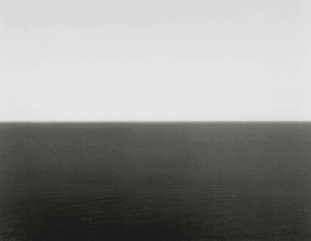 Hiroshi Sugimoto, ‘Adratic Sea, Gargano, 1990’, 1991, Print, Tri-tone lithograph tipped to mat with blind embossed title, Kyoto Shoin Co., Numbered