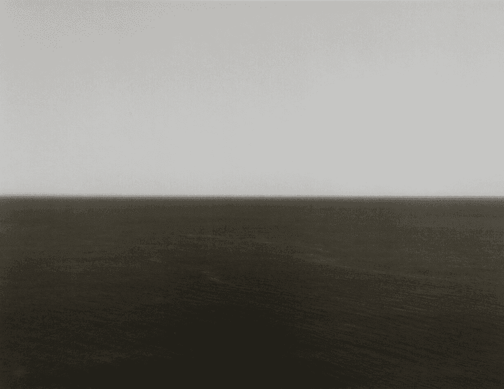 Hiroshi Sugimoto, ‘Mediterranean Sea, Crete, 1990’, 1991, Print, Tri-tone lithograph tipped to mat with blind embossed title, Kyoto Shoin Co., Numbered