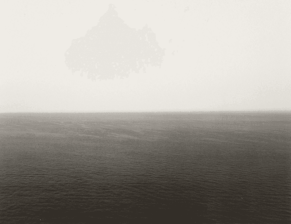 Hiroshi Sugimoto, ‘Miltoan Sea, Sounion’, 1990, Print, Offset lithograph, printed 1991, null, Numbered
