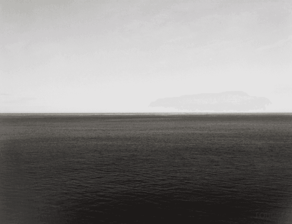 Hiroshi Sugimoto, ‘Norwegian Sea Vesteralen Island 1990’, 1991, Photography, Offset lithograph mounted on card, Mitsumura Printing Co., Dated