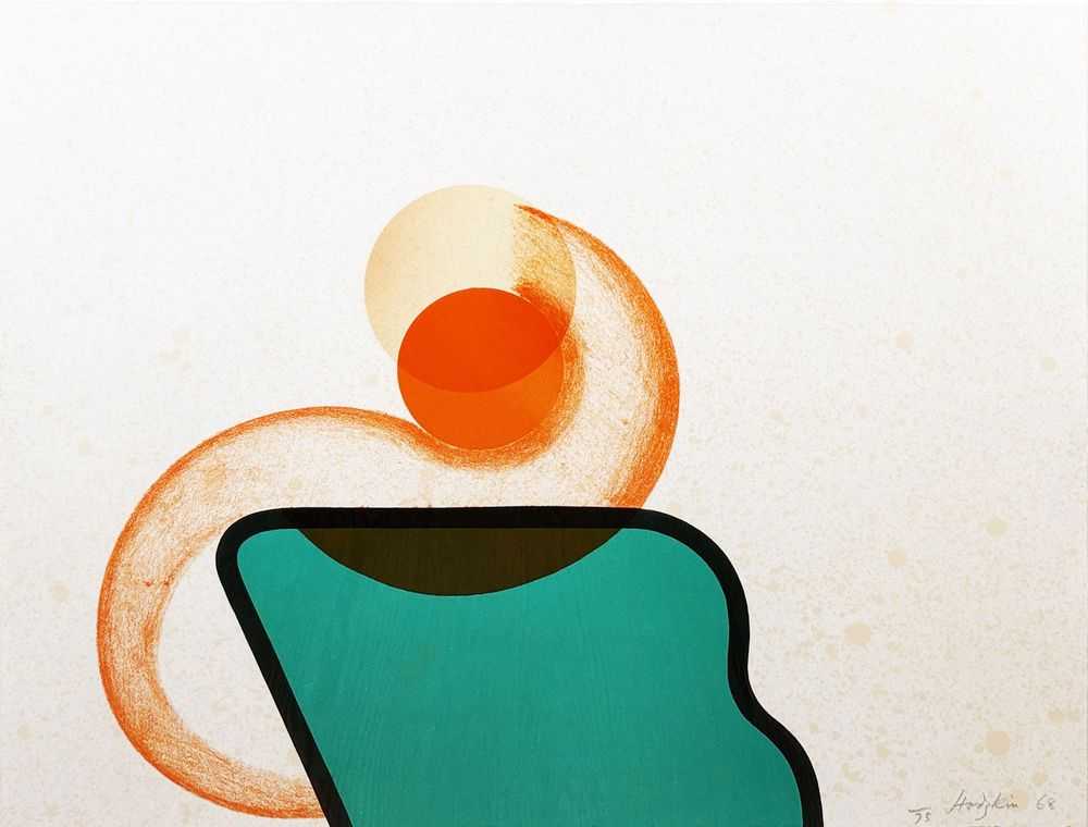 Howard Hodgkin, ‘Bedroom’, 1968, Print, Lithograph from five zinc plates, using tusche and crayon with splatter, printed in red, orange, green, black, and pink. On J Green paper (250 gsm), null, Numbered, Dated