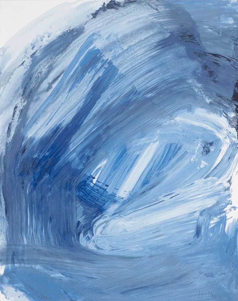 Howard Hodgkin, ‘Ice’, 29-11-2013, Print, 17 colour screenprint using 'L.Cornelisson' ground light fast pigments on 300gsm Somerset White Satin paper, Counter Editions, Numbered, Dated