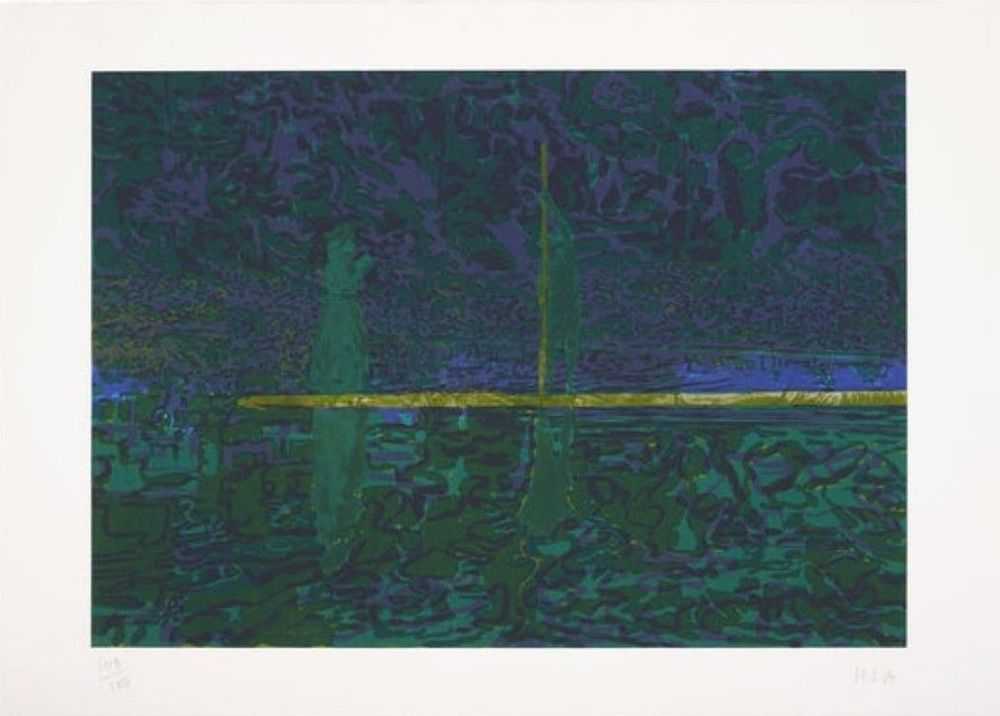 Hurvin Anderson, ‘The Raft’, 2026, Print, Screenprint on Somerset Tub Sized Regular White 410gsm paper, Tate, Numbered