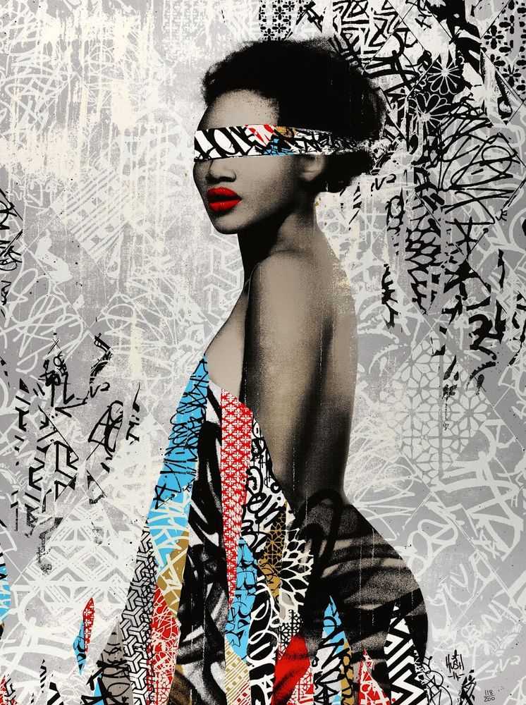 Hush, ‘Nubian Princess’, 01-05-2014, Print, 14 colour screen print and UV gloss varnish on 300gsm Somerset Satin paper, Lazarides Editions, Numbered