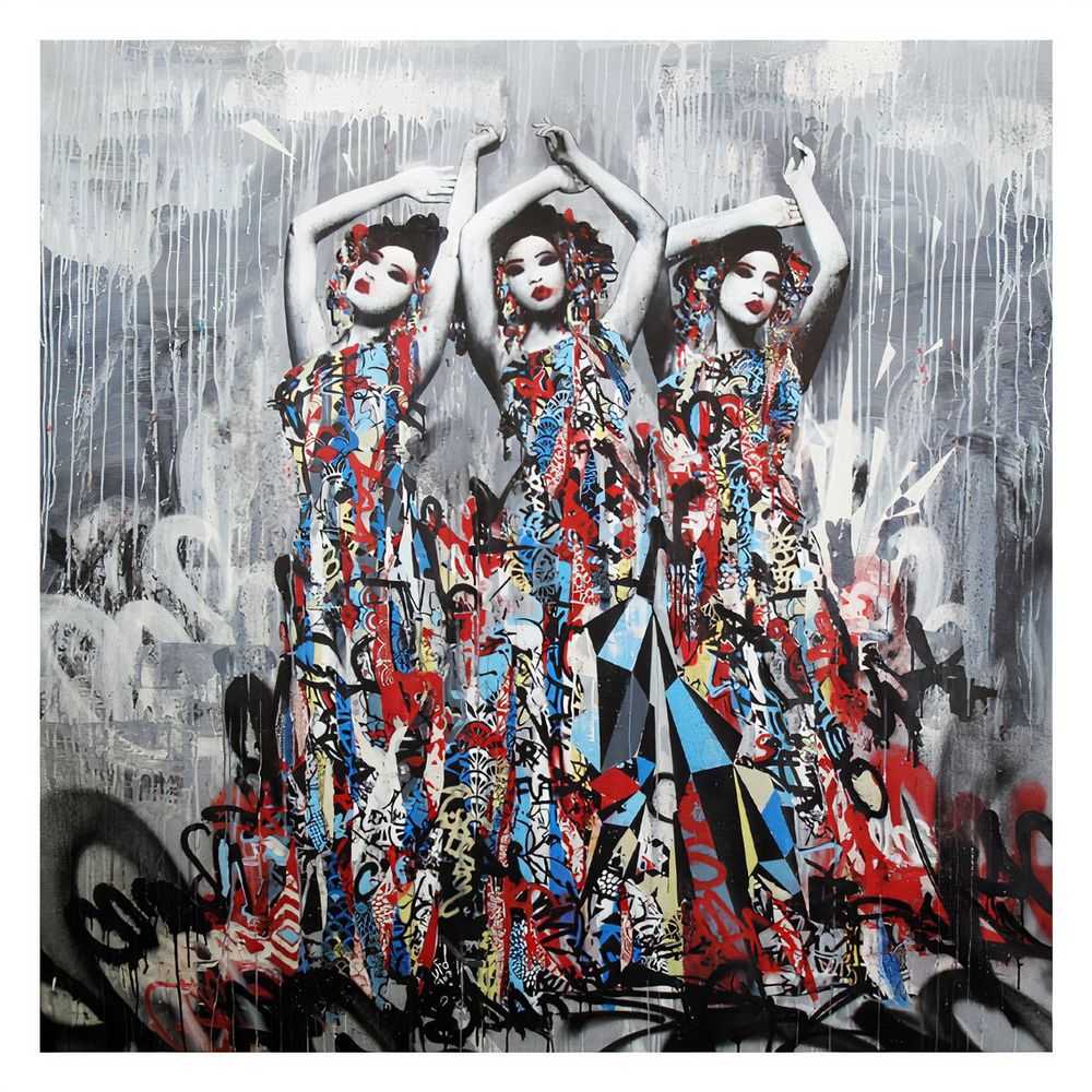 Hush, ‘The 3 Sirens’, 14-06-2012, Print, 24 colour Screen Print + 2 varnishes on 300gsm Somerset Velvet, Metro Gallery, Numbered