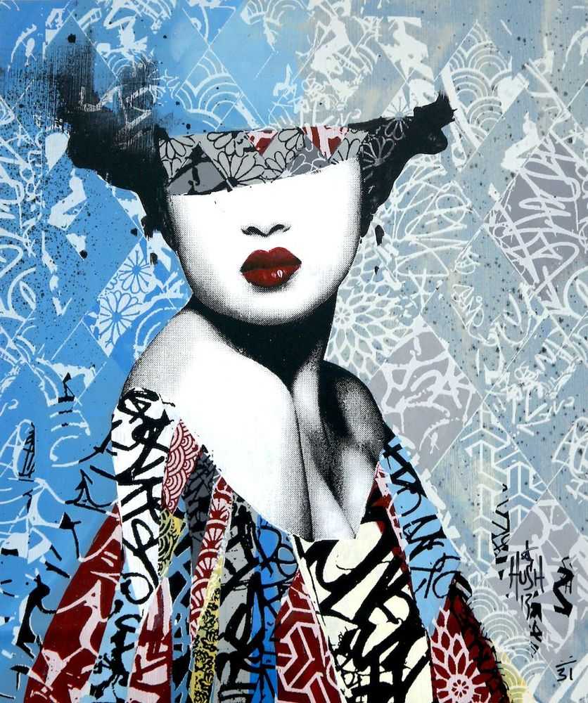 Hush, ‘Vamp’, 31-10-2013, Print, Hand painted with Acrylics & Spray Paint + 3 Colour Screen Print on 350gsm Somerset Velvet Hand made Cotton Paper, Lazarides Editions, Dated, Handfinished
