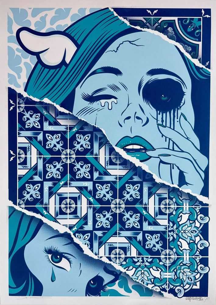 Add Fuel, ‘Broken Promises’, 2024, Print, Hand pulled silkscreen in colours on Astropack white 320GSM Art paper, null, Numbered
