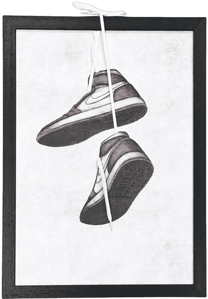 Andrew Scott, ‘Hangtime’, 2024, Print, Hand-varnished giclee on archival Matt Cotton canvas. Finishing by hand with string. Framed in open grain black wood., Stowe Gallery, Numbered, Framed