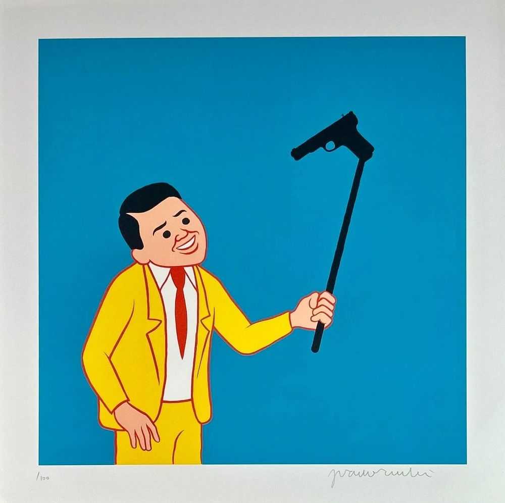 Joan Cornella, ‘Selfie (Selfie Gun)’, 2018, Print, Lithograph on support satin 300g, null, Numbered