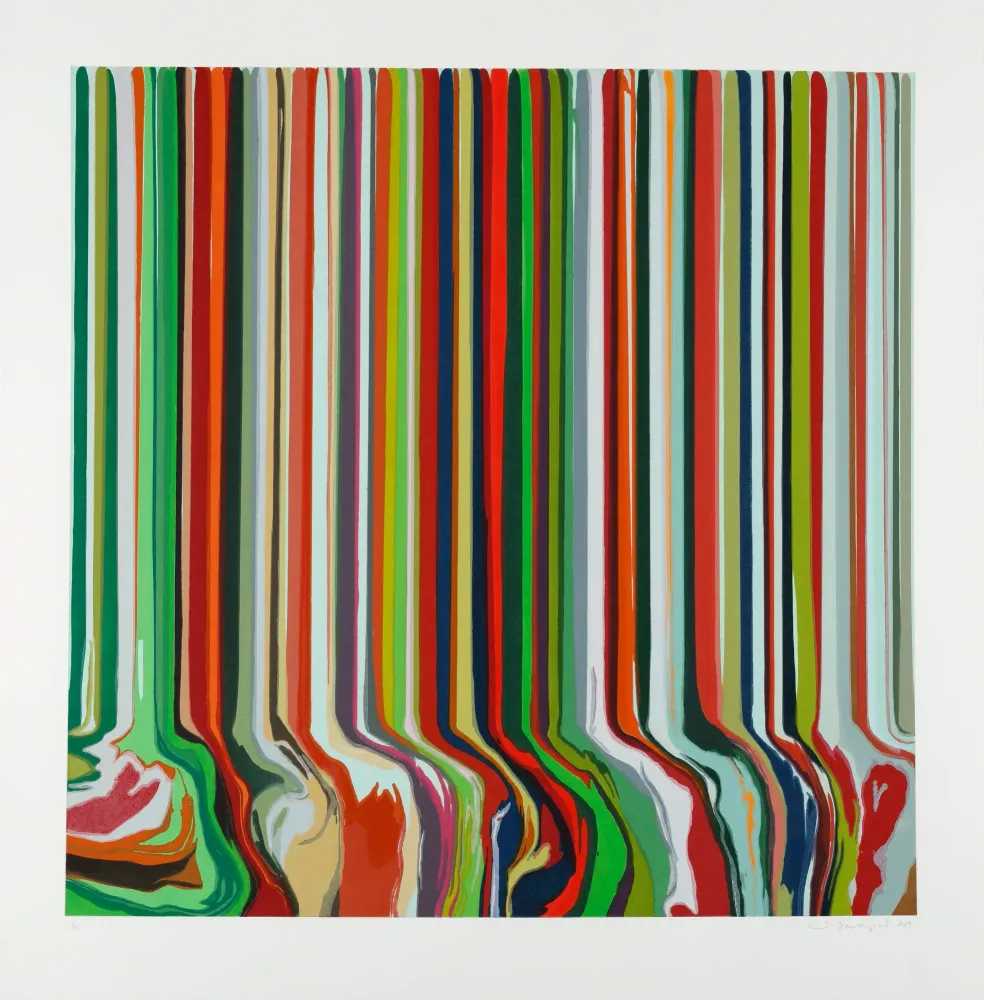 Ian Davenport, ‘Spring’, 2019, Print, Etching with chine collé on Hahnemühle Bright White 350 gsm paper, null, Numbered