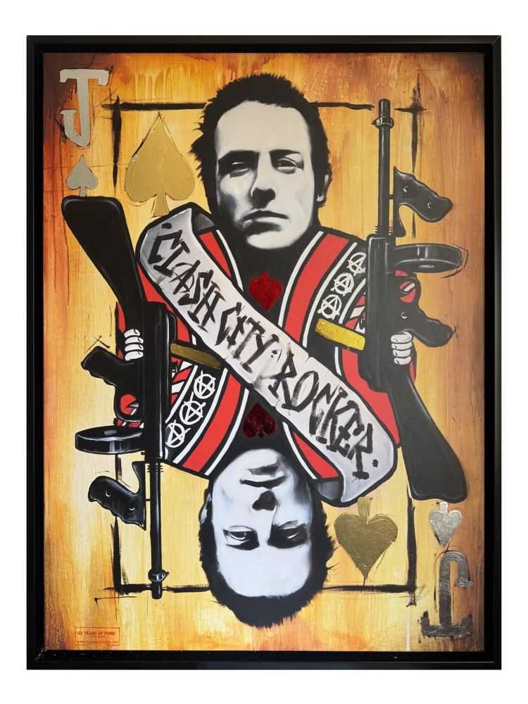 Illuminati Neon, ‘Clash City Rocker’, 2026, Print, Original hand finished canvas print, null, Framed