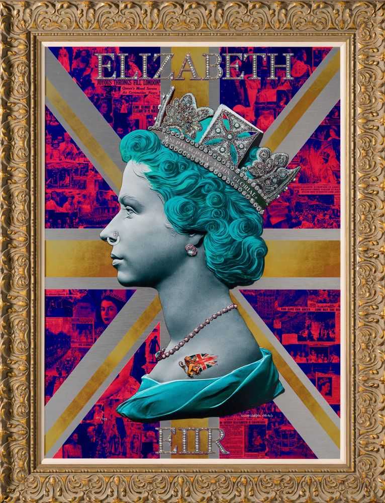 Illuminati Neon, ‘Elizabeth’, 2022, Print, Fine Art Print, Castle Fine Art, Numbered, Framed