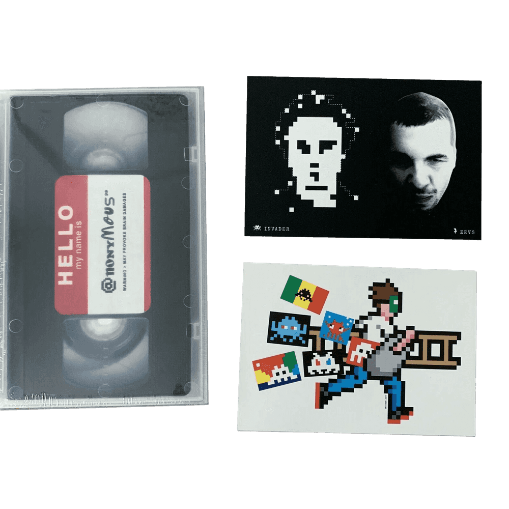 Invader, ‘Anonymous 99 DVD + 2 Postcards’, 2020, Collectible, Unopened DVD, 56-page booklet, and 2 postcards., null, 