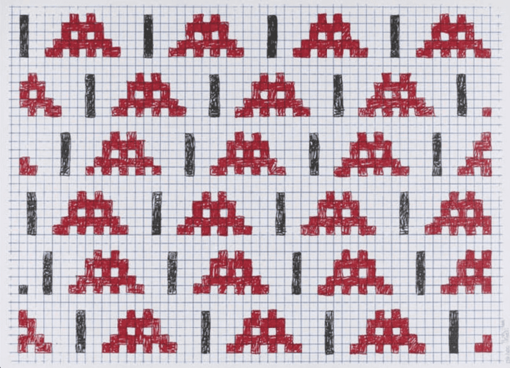 Invader, ‘Homeworks (Signed)’, 2006, Print, Screenprint in colours on paper, Pictures on Walls, Numbered, Dated