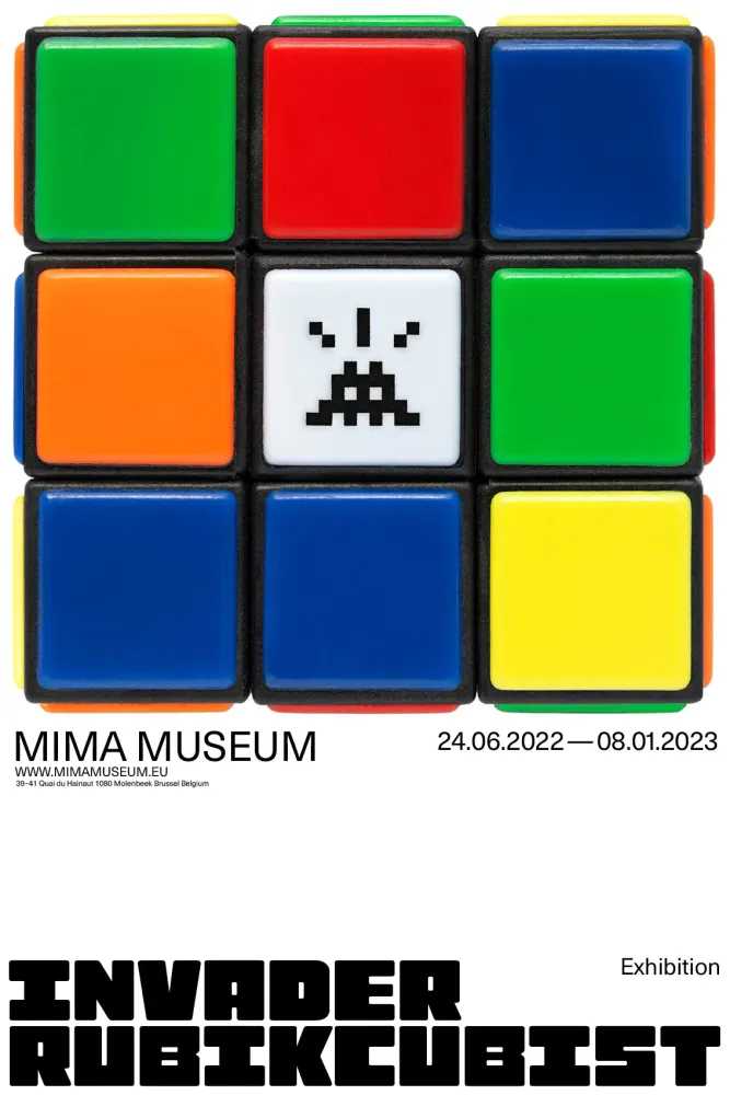 Rubikcubist Posters (Set of 10) Print by Invader - Buy & Sell
