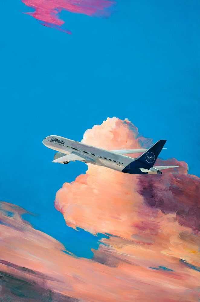 Ioann Zelenin, ‘Crane - Lufthansa Dreamliner (Small)’, 2025, Print, Premium Giclée print on archival ILFORD cotton paper (310 gsm), null, Numbered