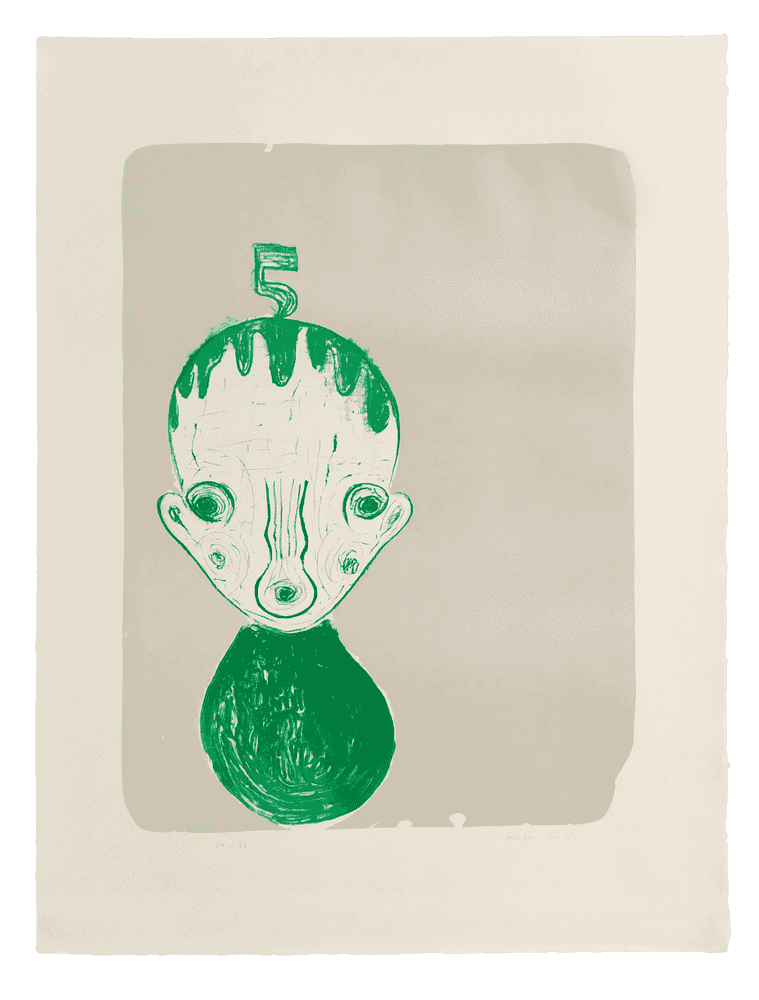 Izumi Kato, ‘Untitled 35 (The Head Suite)’, 2020, Print, Lithograph on Japanese washi paper, Item Editions, Numbered, Dated