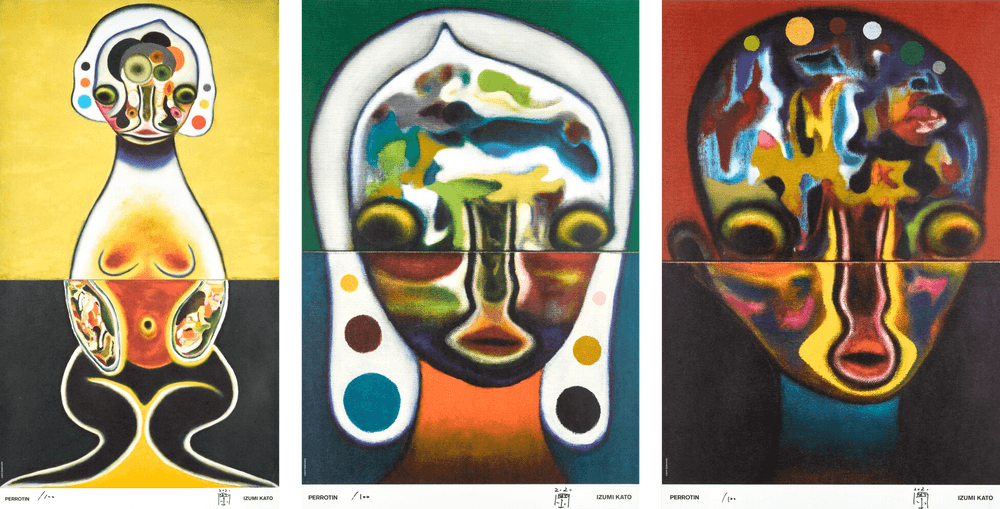 Izumi Kato, ‘Untitled (Set of 3 Signed Prints)’, 2022, Print, Offset lithograph, Perrotin, Numbered