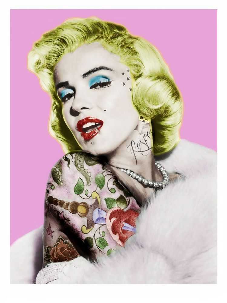 JJ Adams, ‘Colour Monroe Tattoo’, 2019, Print, Pigment print, null, Numbered