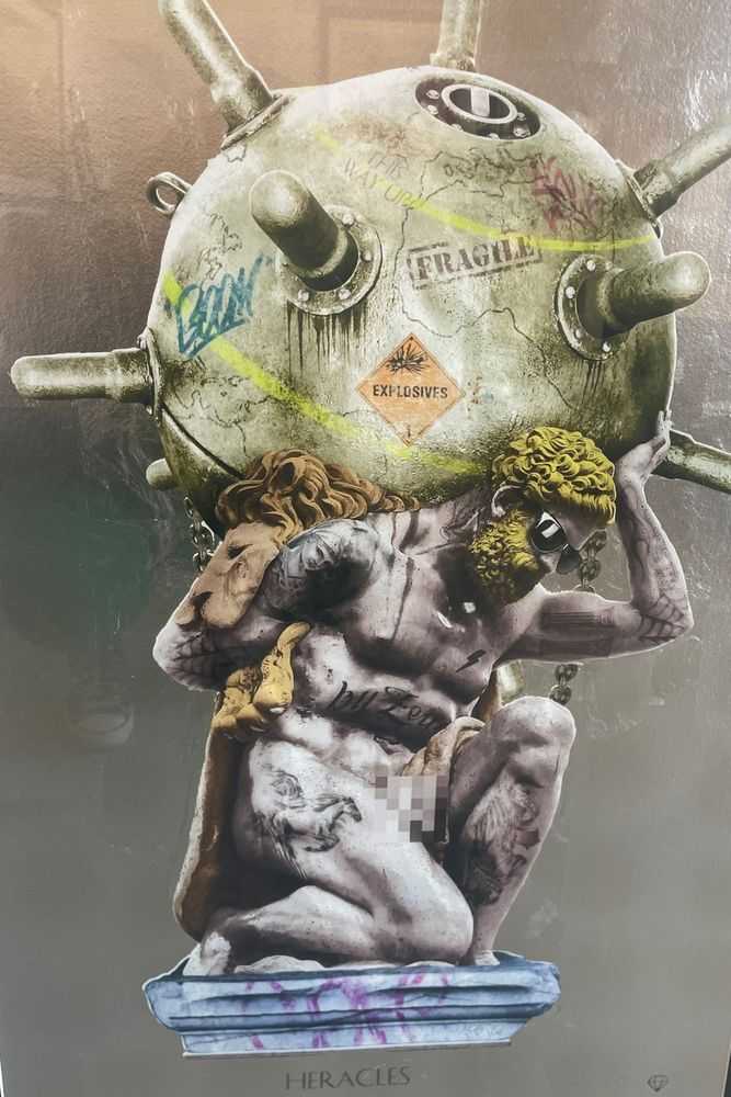 JJ Adams, ‘Heracles (Platinum)’, 2016, Print, Giclee On Paper, Wishbone, Numbered