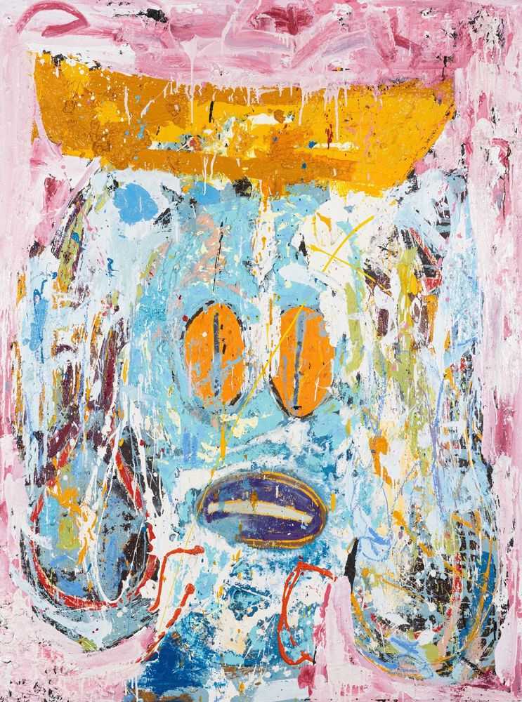 Jack Kabangu, ‘Hvid Regn/White Rain’, 2025, Print, Hand-pulled silkscreen print on giclée base Cotton Smooth 265 g/m² paper, null, Numbered, Handfinished
