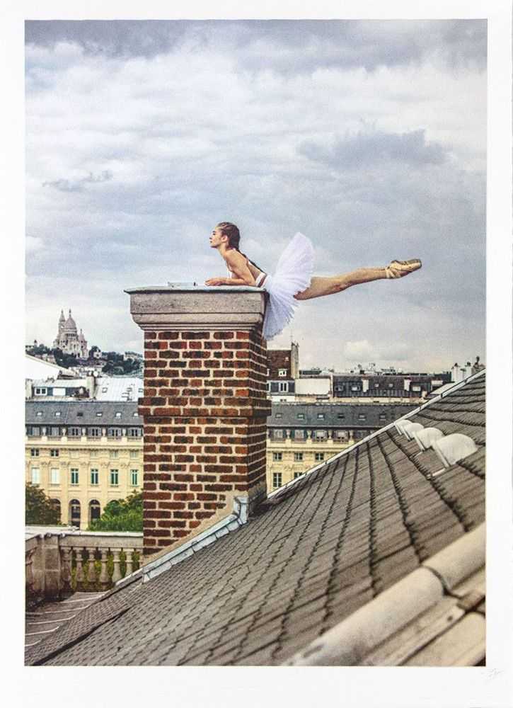 JR, ‘Ballet, Palais Royal, Paris, 2020’, 24-06-2022, Print, 21 colours lithograph printed on Marinoni machine, Social Animals, Numbered, Dated