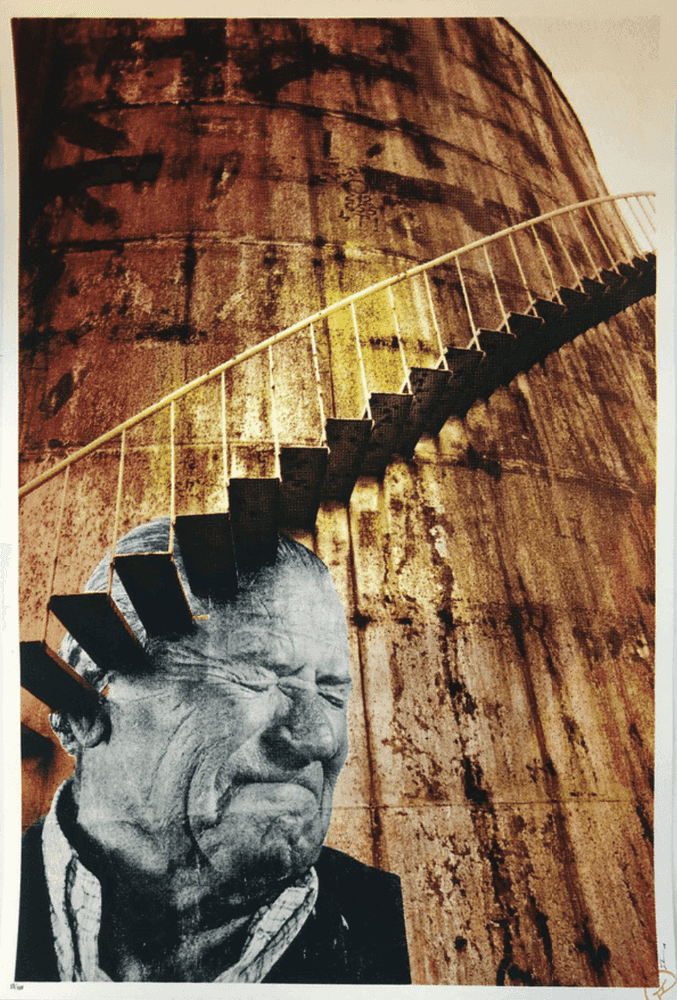 JR, ‘Mariano, Los Surcos De La Ciudad, Cartagena’, 2008, Print, 4 colour screenprint on 100% magnani cotton paper, Studiocromie, Numbered, Dated