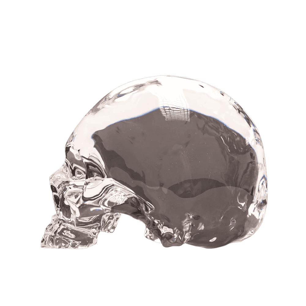 Jack Of The Dust, ‘Crystal Skull - Mini’, 2025, Sculpture, Cast Resin Sculpture, null, Numbered, Handfinished