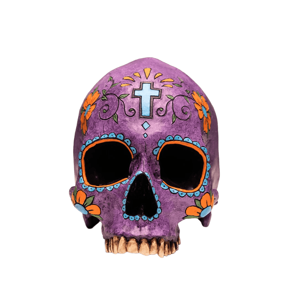 Jack Of The Dust, ‘Day of the Dead Skull - Morado’, 2020, Sculpture, Cast Resin Sculpture, null, Numbered, Handfinished