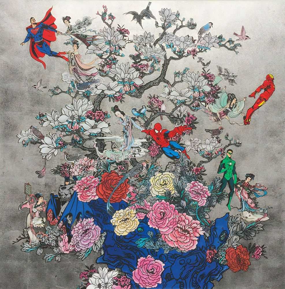 Jacky Tsai, ‘Fly Me To The Moon (Palladium)’, 14-10-2017, Print, 18 colour screenprint with palladium metal leaf, Eyestorm, Numbered