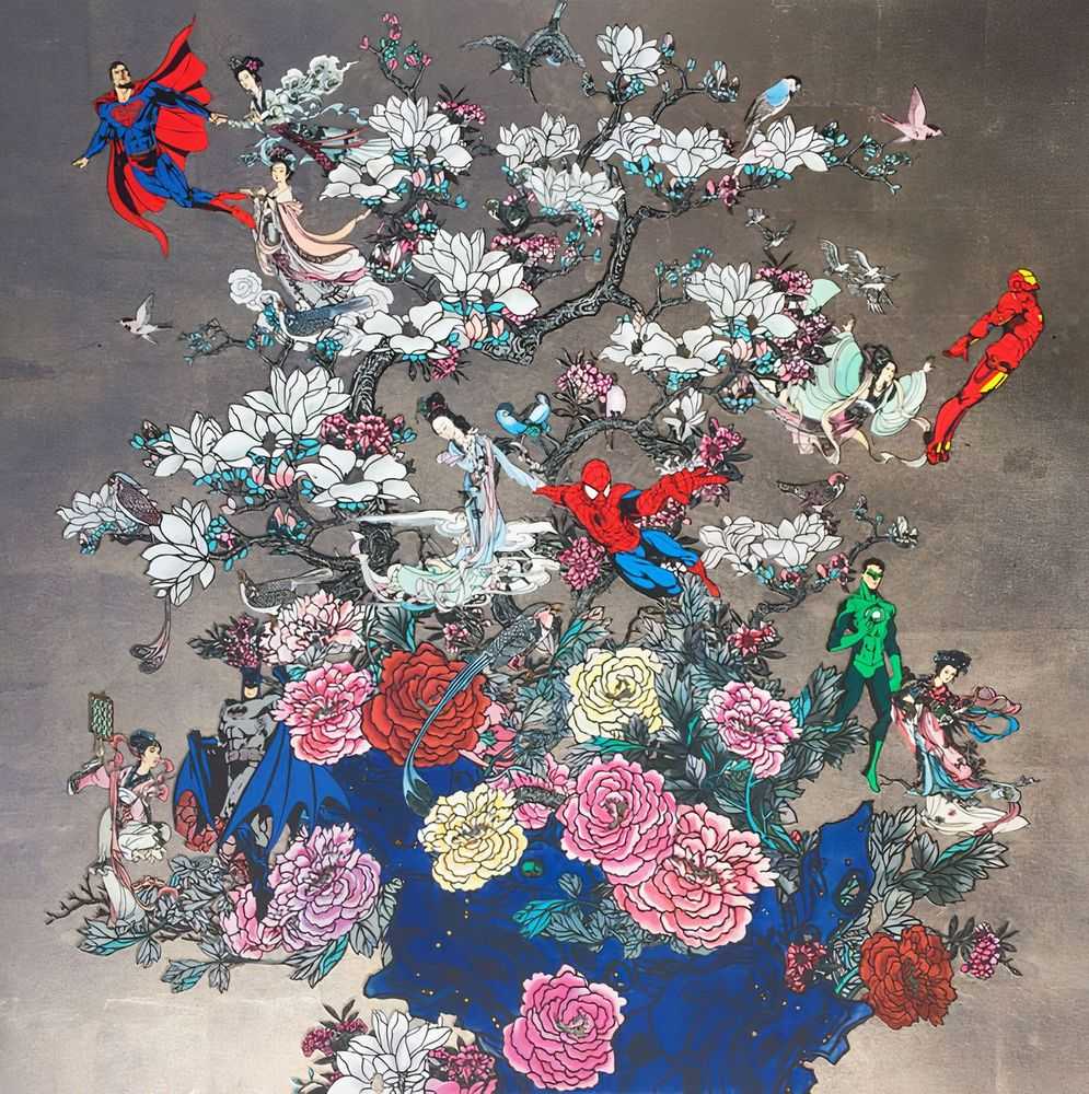 Jacky Tsai, ‘Fly Me To The Moon (Rose Gold)’, 14-10-2017, Print, 18 colour screenprint with rose-gold leaf, Eyestorm, Numbered