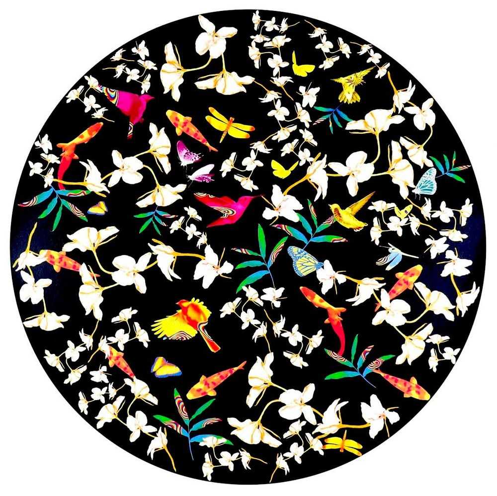 Jacky Tsai, ‘Ginger Flower (Shanghai Tang Series)’, 30-05-2014, Print, Archival print with 3 colour screenprint overlay on Hahnemuhle 308gsm paper, Eyestorm, Numbered