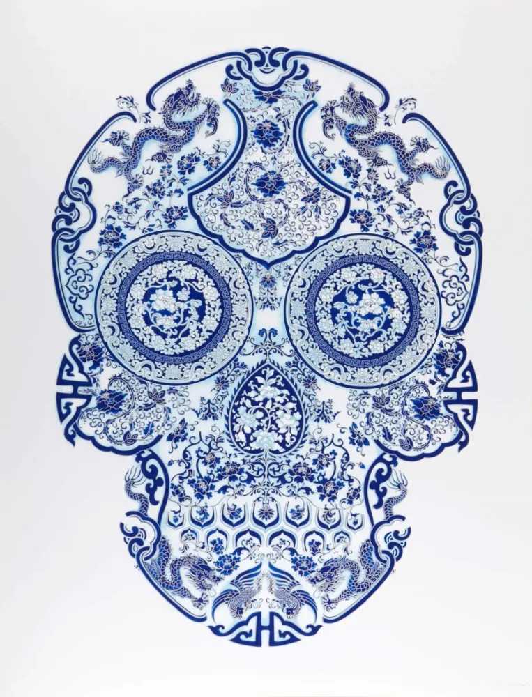 Jacky Tsai, ‘Porcelain Skull’, 04-12-2020, Print, Silkscreen print w/ optional integrated AR feature, CCA Galleries, Numbered