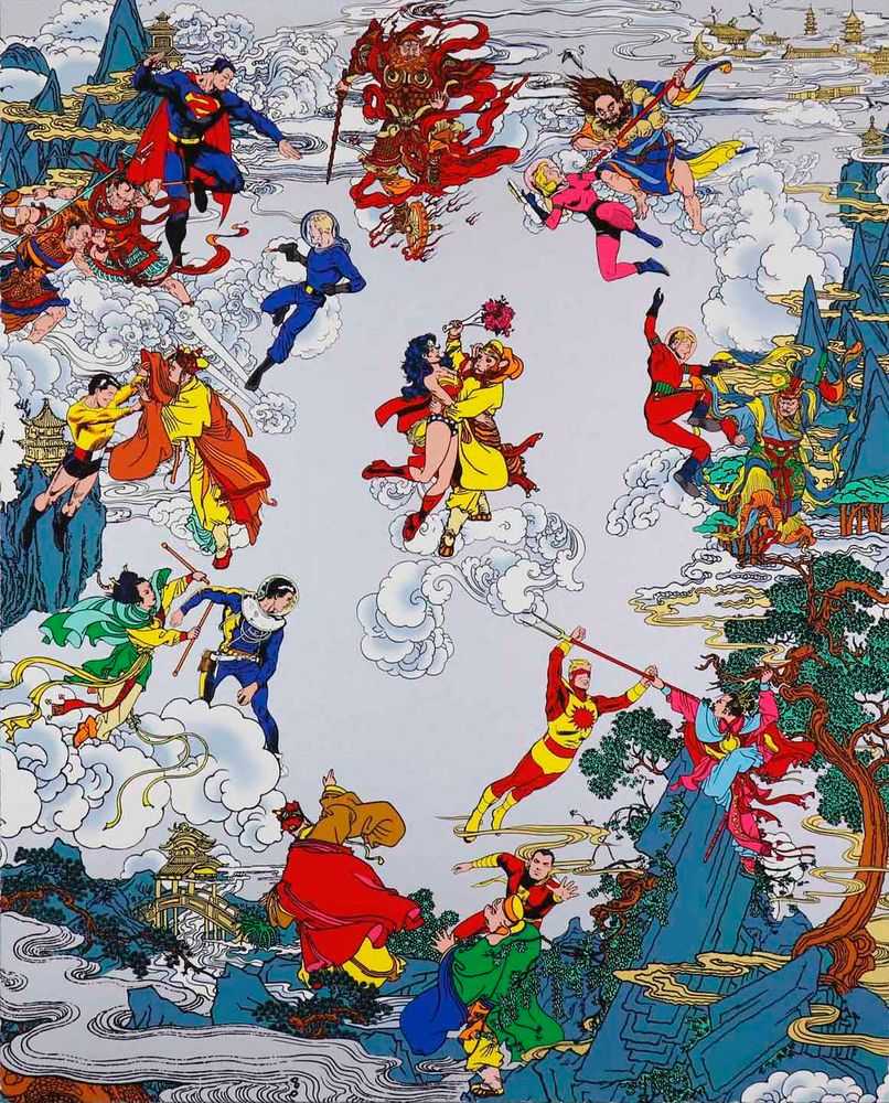 Jacky Tsai, ‘The Affair To The East’, 06-03-2016, Print, 18 colour screenprint on Somerset 410 gsm paper with hand torn edge, Eyestorm, Numbered