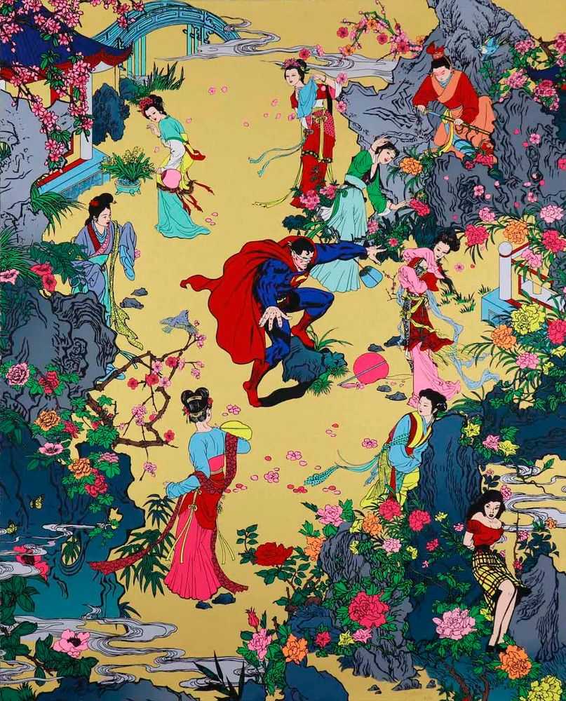 Jacky Tsai, ‘The Erotic Dream Of The Red Chamber’, 06-03-2016, Print, 18 colour screenprint on Somerset 410 gsm paper with hand torn edge, Eyestorm, Numbered