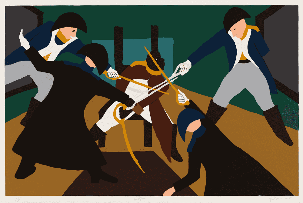 Jacob Lawrence, ‘Deception’, 1997, Print, Silkscreen on Rising Two-Ply Rag Paper, null, Numbered