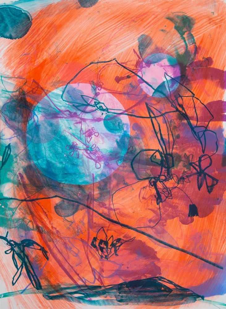 Jadé Fadojutimi, ‘A Season's Echo’, 22-08-2022, Print, Lithograph, The Hepworth Wakefield, Numbered