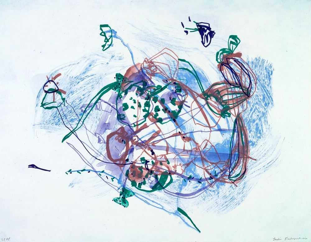 Jadé Fadojutimi, ‘A Tidal Wave of Perception’, 2021, Print, Lithograph, Liverpool Biennial, Numbered