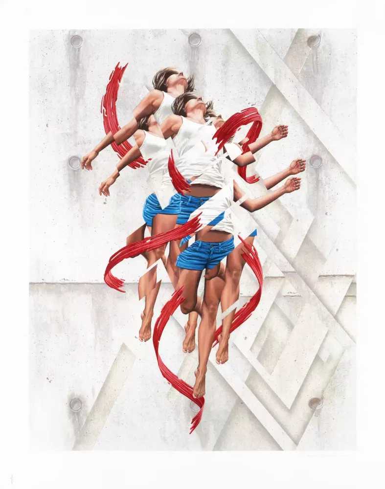 James Bullough, ‘Breaking Point (Hand Finished)’, 02-11-2016, Print, 25 colour screen print on 330 somerset paper, Classic Nouveau, Numbered, Handfinished