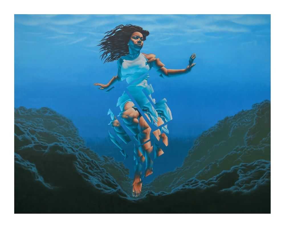 James Bullough, ‘Pania Of The Reef’, 21-09-2017, Print, Fine-art pirgment print on Italian cold-press watercolor paper, PangeaSeed, Numbered
