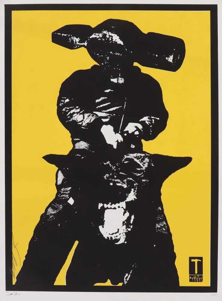 James Cauty, ‘Rise and Fall of Portslade Massif’, 2007, Print, Screenprint, Ink'd Gallery, Numbered