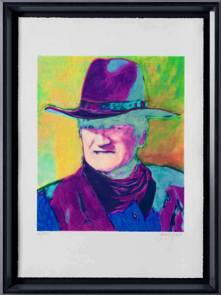 James Francis Gill, ‘Duke In Desert Shadow’, 2022, Print, Serigraph, Castle Fine Art, Numbered, Framed