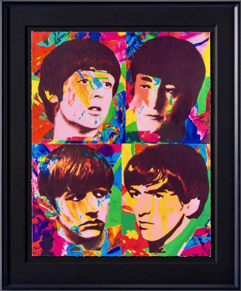James Francis Gill, ‘Enduring Fab Four’, 2023, Print, Silkscreen print, Castle Fine Art, Numbered